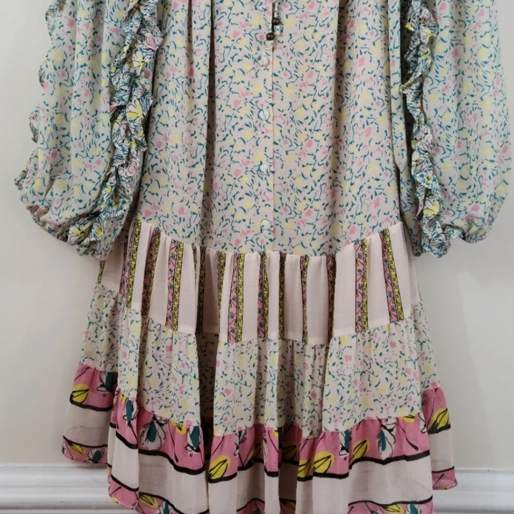 ❌SOLD❌Free People Flowers in Your Hair Dress_4